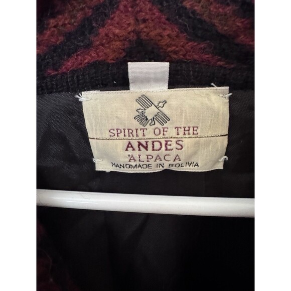 Spirit of The Andes Women’s Alpaca Button Up Sweater Cardigan Size XL Lined - Picture 5 of 12